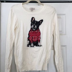 Loft Boston Terrier Sweater